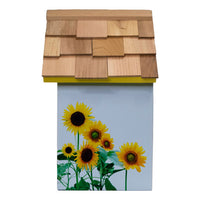 Standard Bird Cottage, Sunflower Print