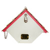 Hanging Wren House, Cherry Blossom with Chickadee