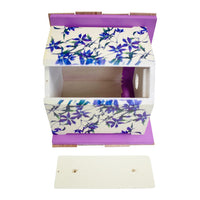 Hanging Wren House, Goldfinch and Clematis Print