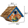 Wren House for California, Quail and Golden Poppy