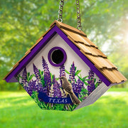 Mockingbird and Bluebonnets Texas Wren House