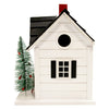 Holiday Ski Chalet Bird House with LEDs - BirdHousesAndBaths.com