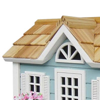 Nantucket Cottage Bird House, Blue
