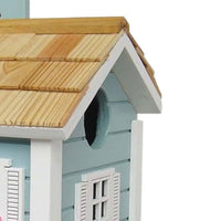 Nantucket Cottage Bird House, Blue