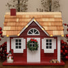Christmas Cape Bird House with LEDs