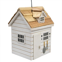 Potting Shed Bird House, White