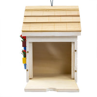 Potting Shed Bird House, White