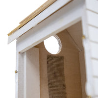 Potting Shed Bird House, White