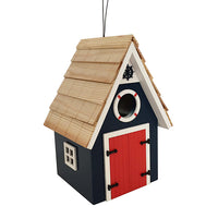 Dockside Cabin Bird House, Blue