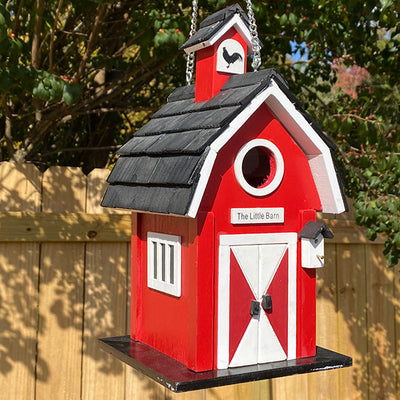 Classic Red Barn Bird House