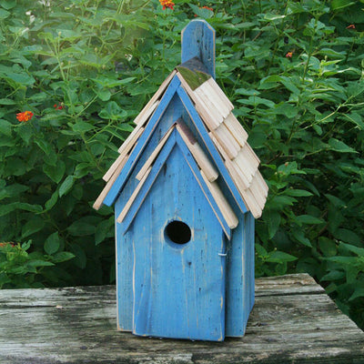 Bluebird Manor Bird House, Blue