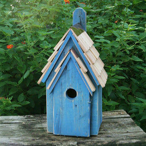 Bluebird Manor Bird House, Blue