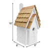 Bluebird Manor Bird House, Antique White