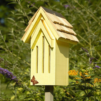 Butterfly House and Pole, Yellow