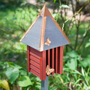Flutterbye Butterfly House and Pole, Redwood
