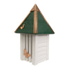 Flutterbye Butterfly House and Pole, White