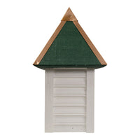 Flutterbye Butterfly House and Pole, White