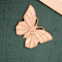 Flutterbye Butterfly House and Pole, White