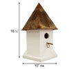 Copper Songbird Deluxe Bird House, Brown Roof