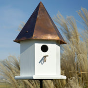 Copper Songbird Deluxe Bird House, Brown Roof