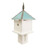 Skybox Bird House with Verdigris Roof