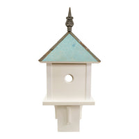 Skybox Bird House with Verdigris Roof
