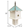 Skybox Bird House with Verdigris Roof