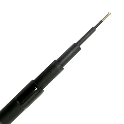 Fiberglass Telescoping Kite Pole, Black, 31'