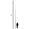 Fiberglass Telescoping Kite Pole, Green, 28'