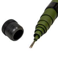 Fiberglass Telescoping Kite Pole, Green, 28'
