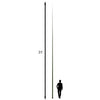 Fiberglass Telescoping Kite Pole, Green, 31'