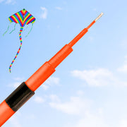 Fiberglass Telescoping Kite Pole, Orange, 31'