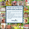 Amish Made Cedar & Recycled Plastic Gazebo Feeder, Blue