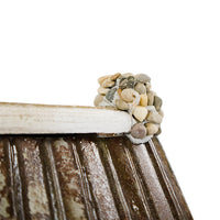 Stone Chimney Bird Cottage, White