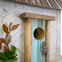Stone Chimney Bird Cottage, White