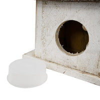 Stone Chimney Bird Cottage, White