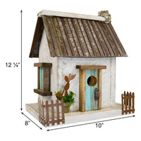 Stone Chimney Bird Cottage, White