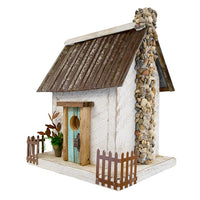 Stone Chimney Bird Cottage, White