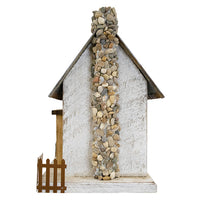Stone Chimney Bird Cottage, White