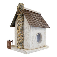 Stone Chimney Bird Cottage, White