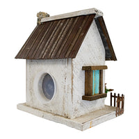 Stone Chimney Bird Cottage, White