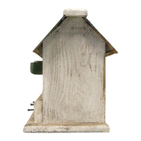 Barn Condo White Bird House - BirdHousesAndBaths.com
