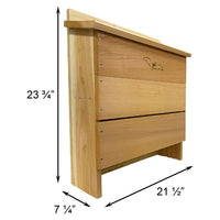 OBC Five Chamber Bat House, SE570, 600 bats - BirdHousesAndBaths.com