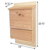 OBC Triple Chamber Bat House, SE521, 300 bats - BirdHousesAndBaths.com