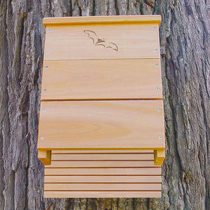 OBC Triple Chamber Bat House, SE521, 300 bats - BirdHousesAndBaths.com