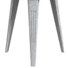 Panacea Vintage Metal Bird Bath and Stand, Galvanized