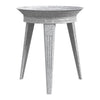 Panacea Vintage Metal Bird Bath and Stand, Galvanized