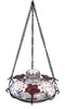 Parasol Bloom Botanica Hummingbird Feeder with Perch, Clear