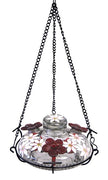 Parasol Bloom Botanica Hummingbird Feeder with Perch, Clear