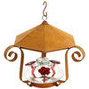 Parasol Bloom Shelter Hummingbird Feeder, Clear